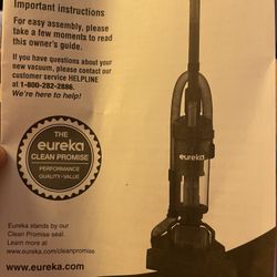 Eureka Vacuum Cleaner 