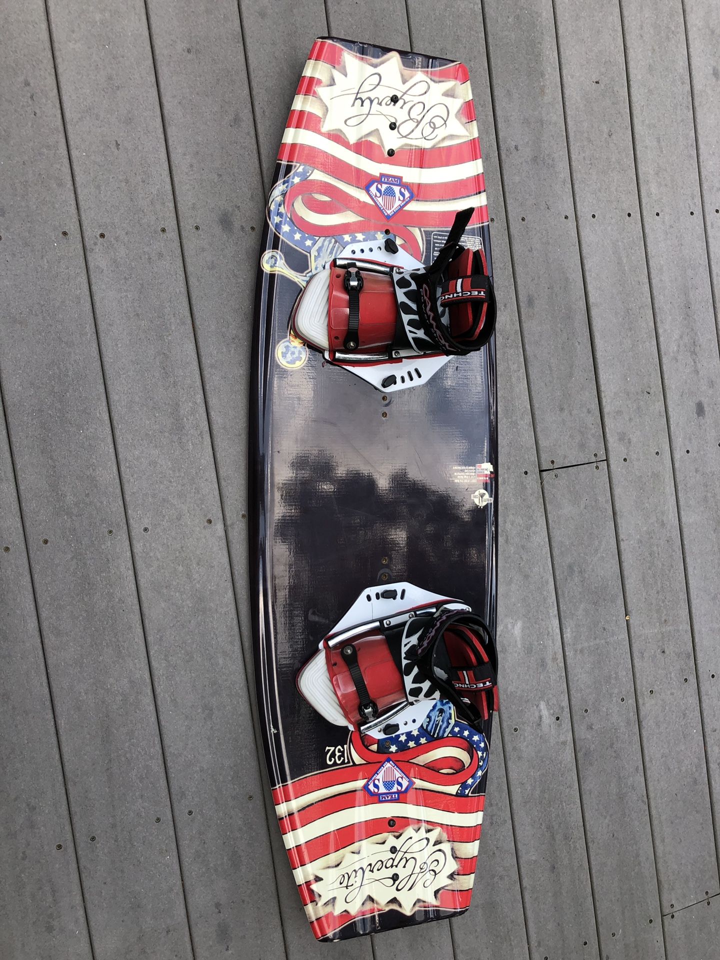 Hyperlite Wakeboard with flaming eagle!