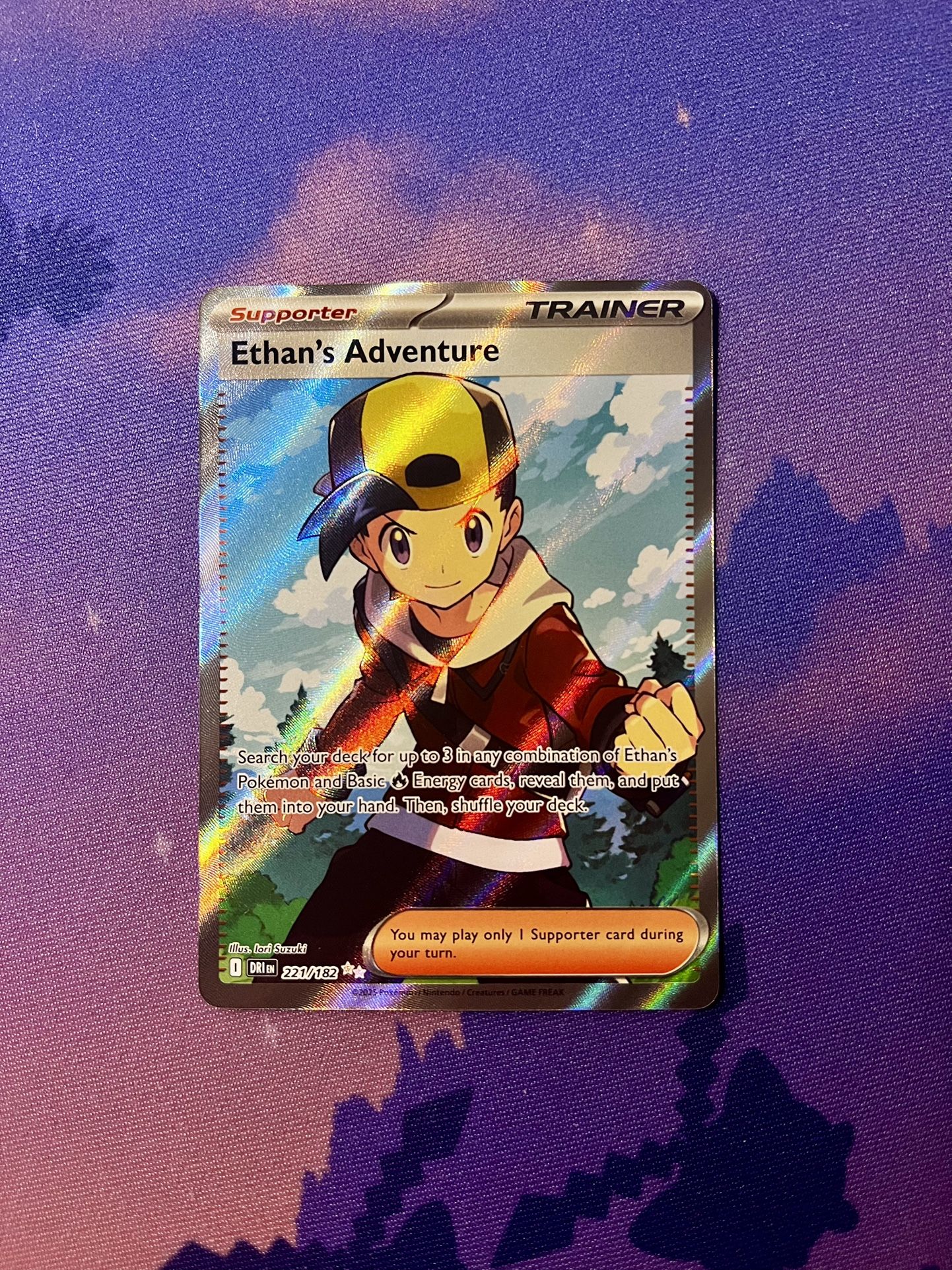 Ethan’s Adventure - 221/182 (Full Art) SV10: Destined Rivals Pokémon TCG