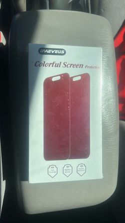🔥 iPhone 17 Pro Purple Colorful Screen Protector – NEW! 💜📱