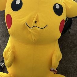 Giant Pikachu plushie