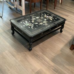 Antique Asian Accent Table 