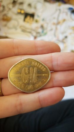 General motors 1955 coin