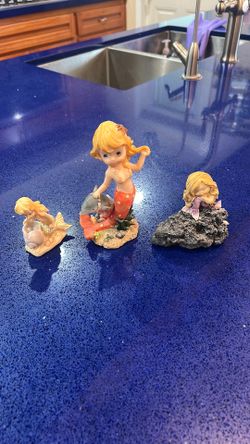 Collectible baby mermaid figures