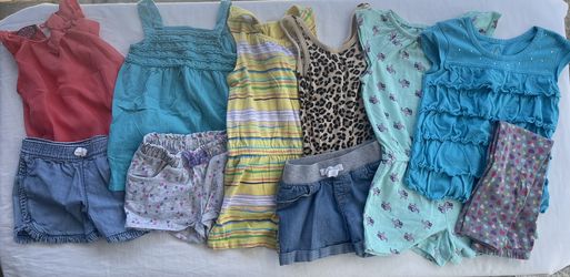 Girls 4T Summer Clothing Lot, 10 Pieces