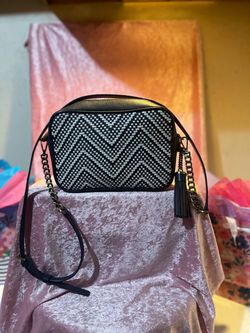 Michael Kors Black and White Chevron.