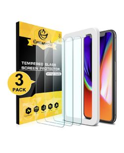 New, Scratch Proof , Bubble Free, High Responsive iPhone Xs iPhone X, Tempered Glass Screen Protector with Alignment