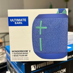 UE Wonderboom Bluetooth Speaker-Blue