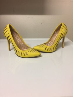 Yellow heels