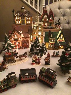 Lighted village