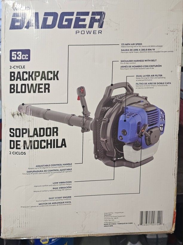 Wild Badger Backpack Blower 