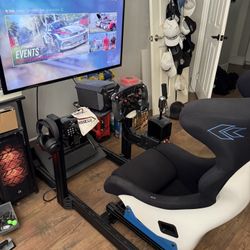 Premium Sim Racing Setup – Fanatec DD2, TR80 Cockpit, & More (Full Rig!)