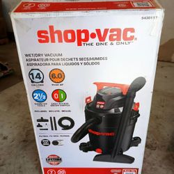 Shop-Vac 14-Gallon 6 HP Corded Wet/Dry Shop Vacuum with Accessories Included