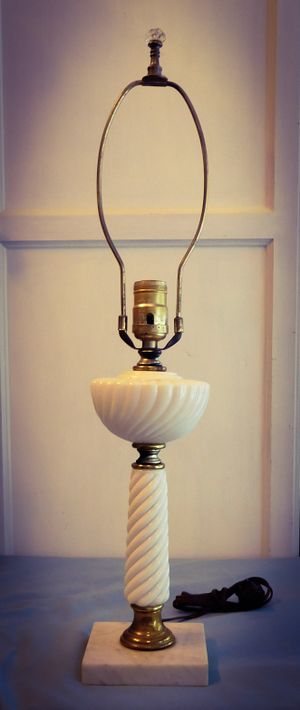 Large Amber White Slag Glass Pendant Light For In Tewksbury White Glass Table Lamp Swirl Design For In Tewksbury Ma
