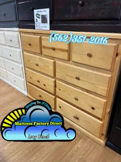 Nine drawer dresser natural pinewood cajonera Comoda de Pino Nuevo