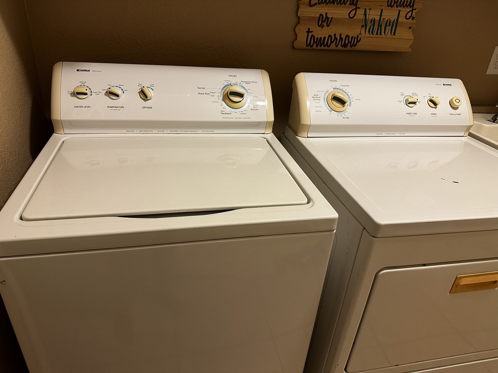 Kenmore Washer & Dryer Set
