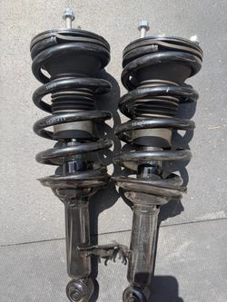 Shock/struck spring assembly