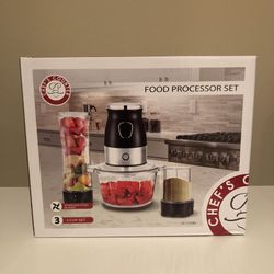 Food Processor Set Brand New