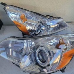 10-14 Subaru Outback 10-14 Subaru Legacy Projector Headlights Luces Calaveras Micas Faros Focos Faroles Headlamps 