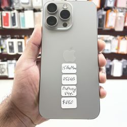 iPhone 15 Pro Max 256GB Factory Unlocked 