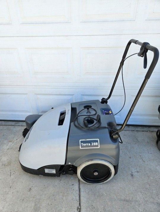 Nilfisk Advance Terra 28B Industrial Walk Behind Floor Sweeper Rechargeable Battery Commercial Electric
