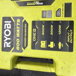 RYOBI ONE+ 18V 800-Watt Max 12V Automotive Power Inverter