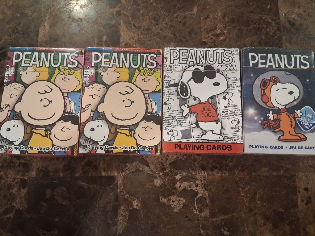 Charlie Brown & Snoopy Card Decks