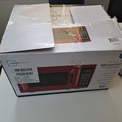 Red Mainstays Microwave