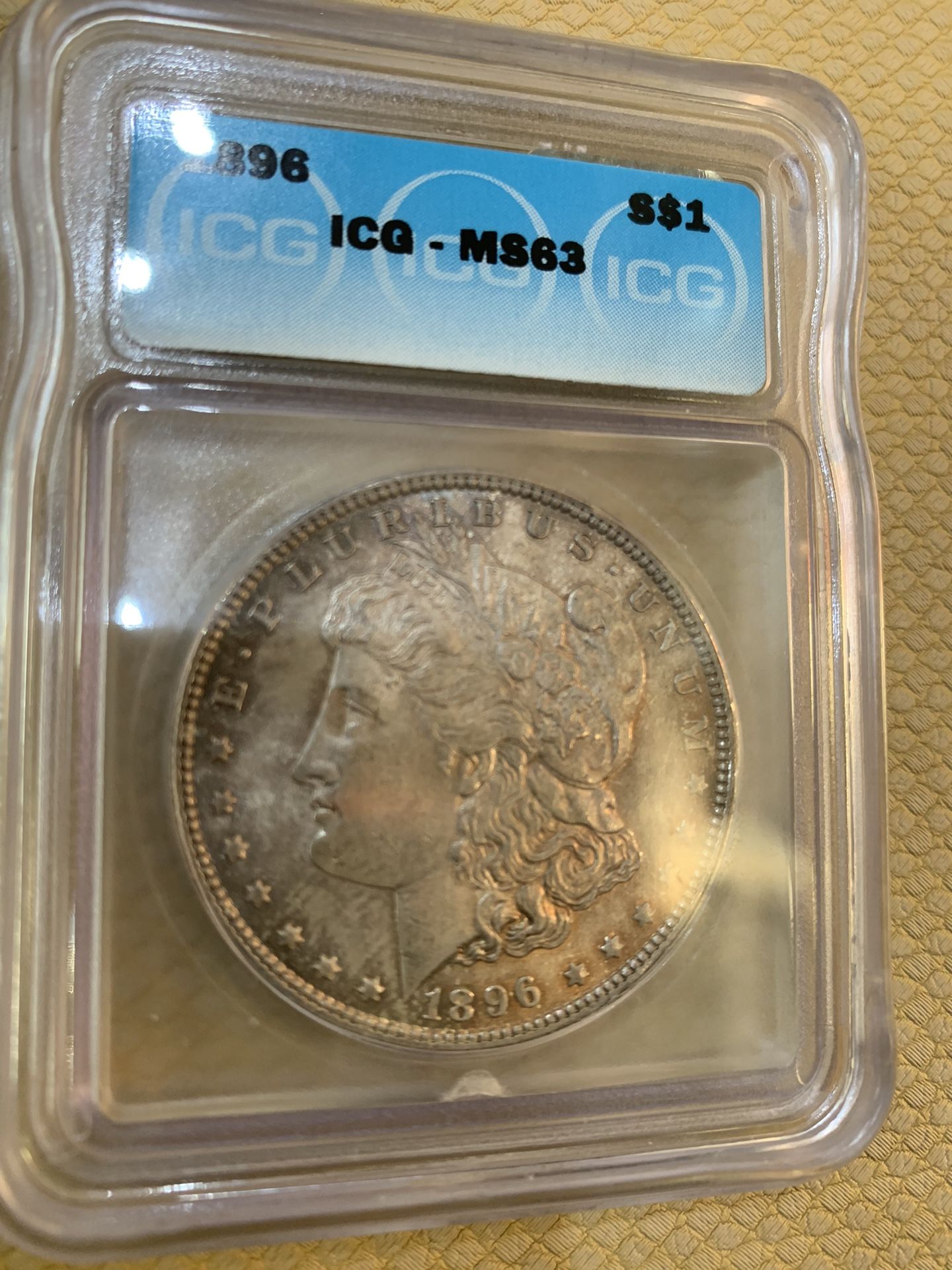 1896 P Morgan Silver Dollar Uncirculated