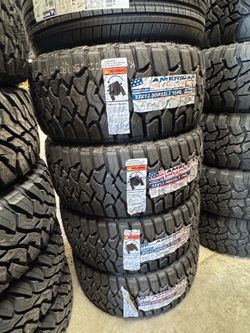 33x12.50r22 American RT New Tires Mounted And Balanced Included