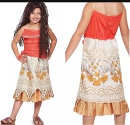 Princess Moana Costume & Wig