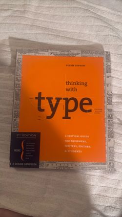 Thinking with Type (2nd Edition) by Ellen Lupton - PRISTINE Like New