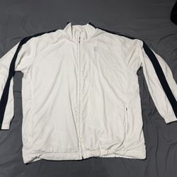 Size L  nike Y2K full zip windbreaker white