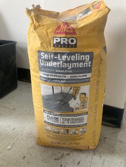 Sika PRO Select Self-Leveling Underlayment and Sheetrock Plaster of Paris