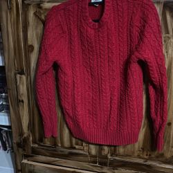 Women’s Sweater by Goodfellow,  Red, Size Medium.