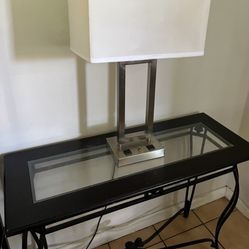 Glass Entry Table 