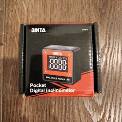 New BINTA Pocket Digital Inclinometer, a tiny, high-precision magnetic angle finder.