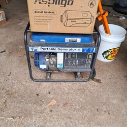 Generator and deisel heater
