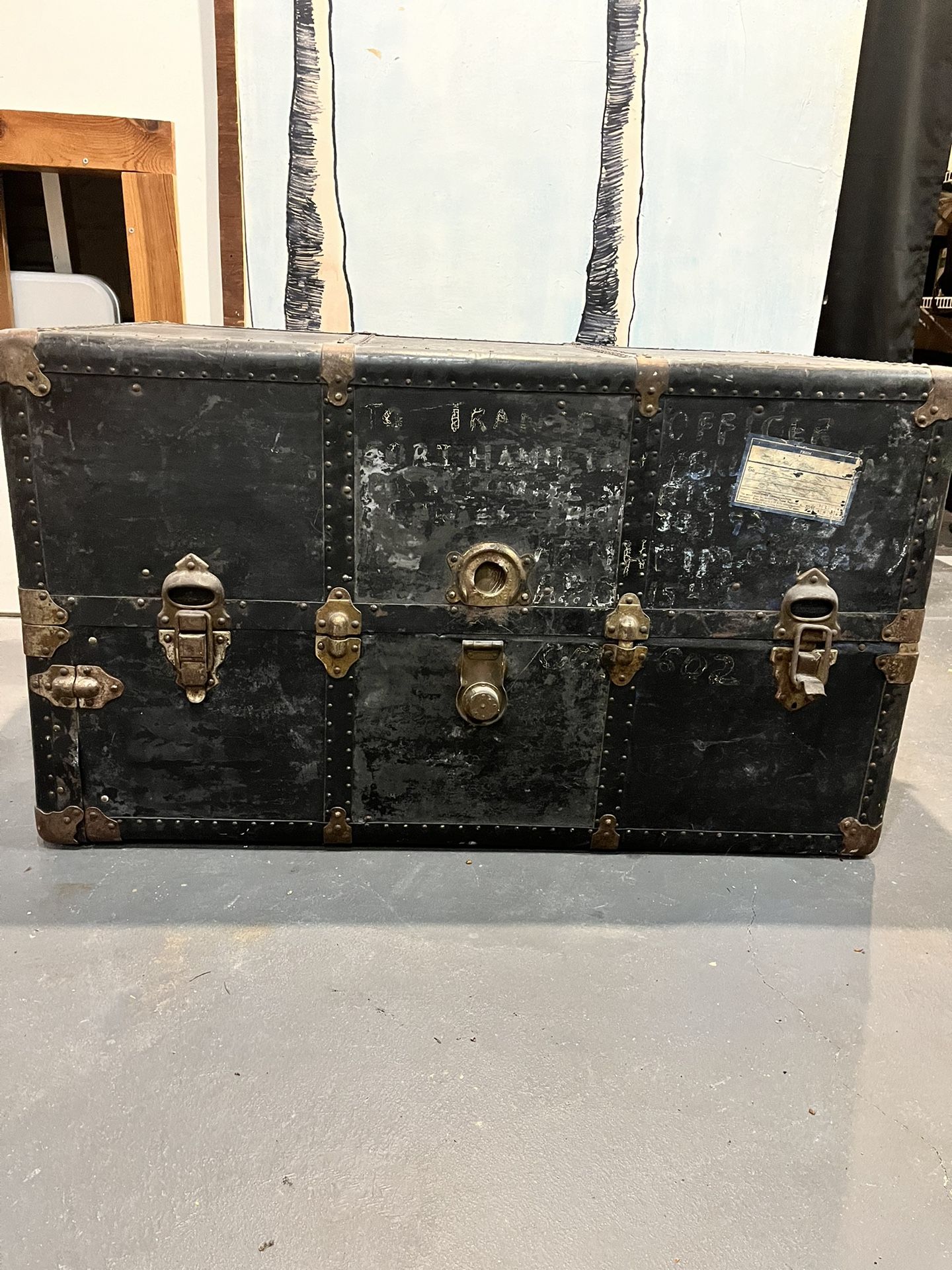 Vintage Wardrobe Trunk