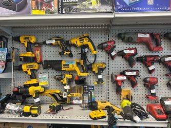 Huge Power Tool Selection – DeWalt, Milwaukee, Ryobi, Makita, Bosch, Snap On, Mac