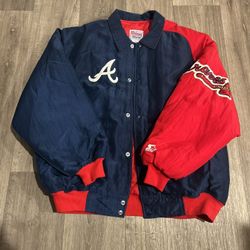 Braves Diamond Collection Starter Jacket Size 2XL 