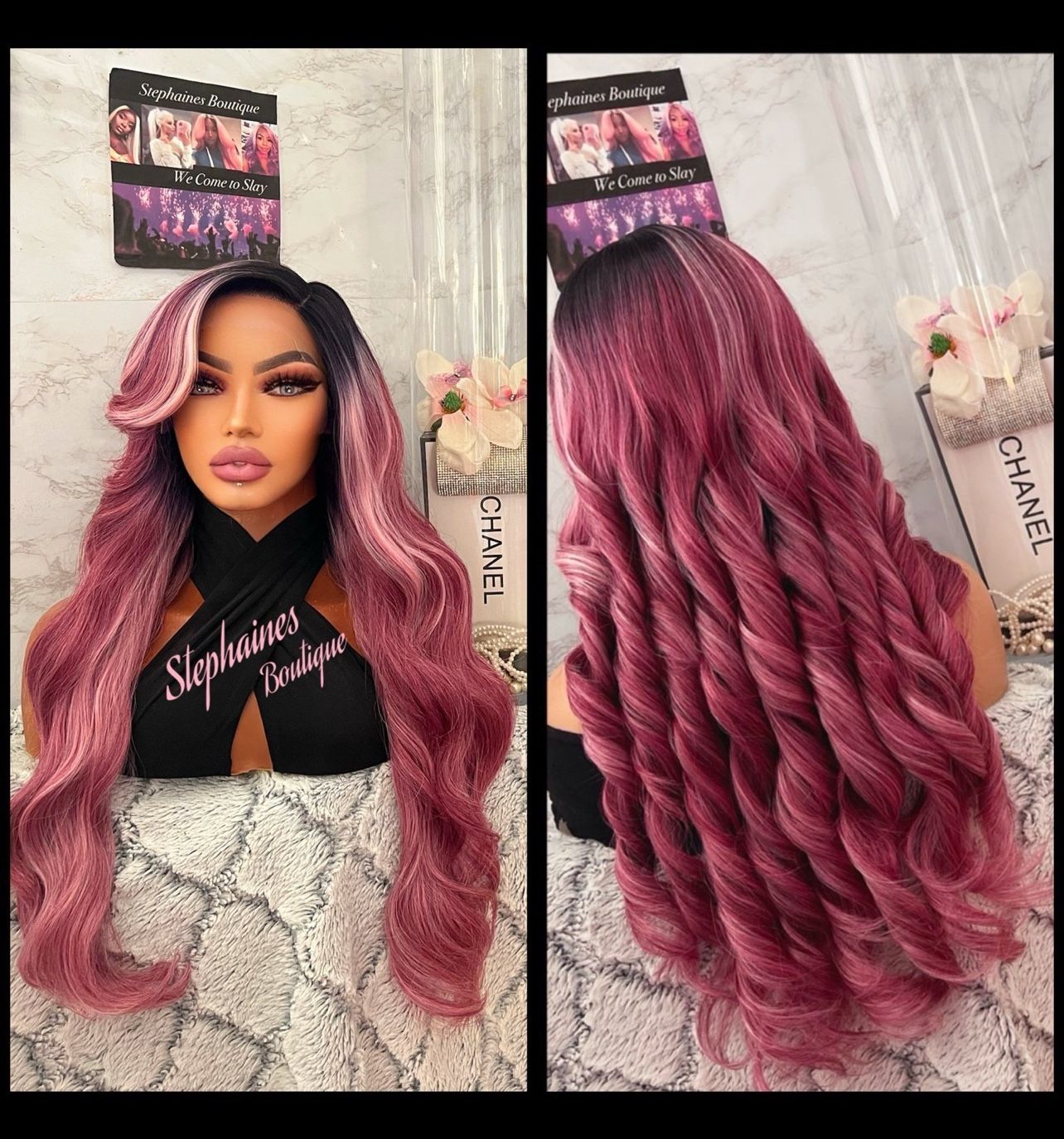 Human Hair Blended Lace Front Wig