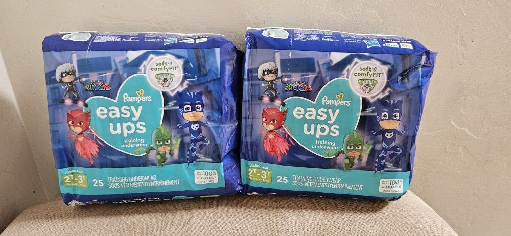 2T - 3T Pampers Easy Ups Training Pants 25 Ct