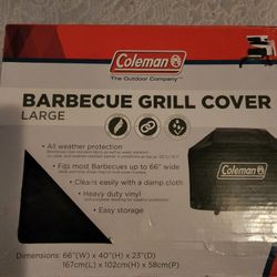 BBQ GRILL COVER SIZE LARGE. 66 X40x23 NEW