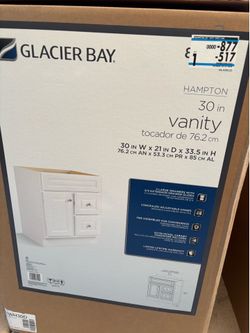 30” vanity with top