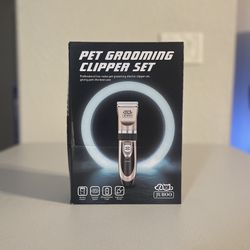 Pet Grooming Clipper Set