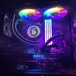 Gaming Desktop Micro ATX PC - AMD 7800X3D, 16GB GPU Radeon RX 7600 XT