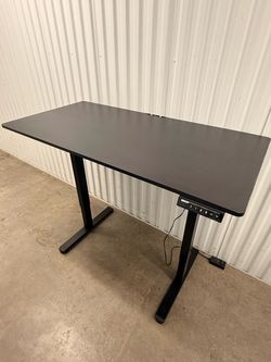 Black Electric Height-Adjustable Standing Desk