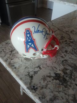 Warren Moon Autograph Mini Helmet