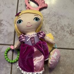 Rapunzel Car seat Doll 